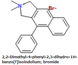 CAS#2,2-Dimethyl-4-phenyl-2,3-dihydro-1H-benzo[f]isoindolium; bromide